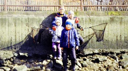 Rok 1994 - Výlov rybníka a vybagrování4