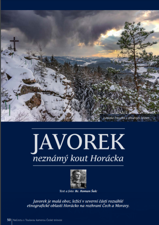 Publikace Javorek neznámý kout Horácka